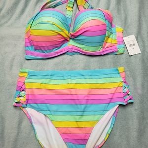 Plus Size 3X  2 Piece Bikini New